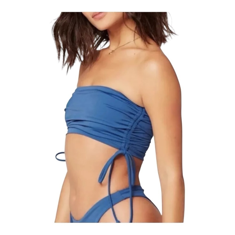 L*Space Kim Bikini Top in Blue NWOT